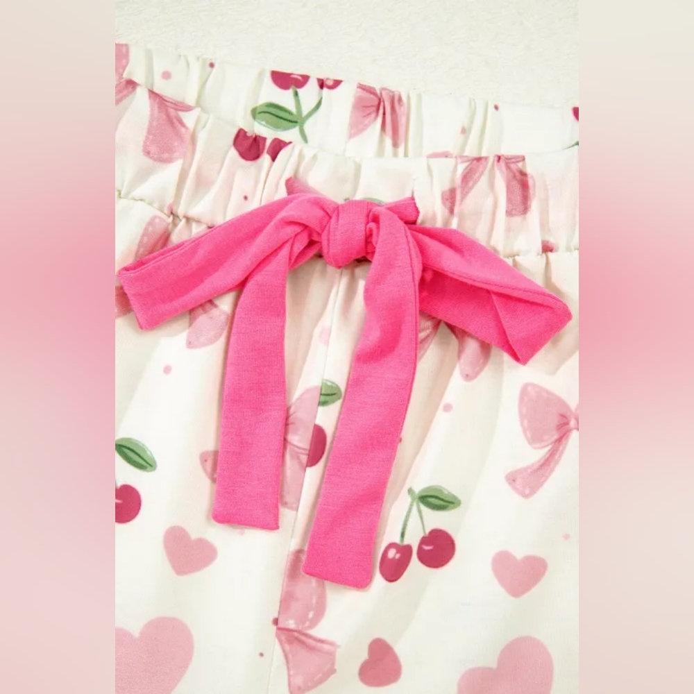 Pink Bows and Cherries Pajama Set - Picture 13 of 13